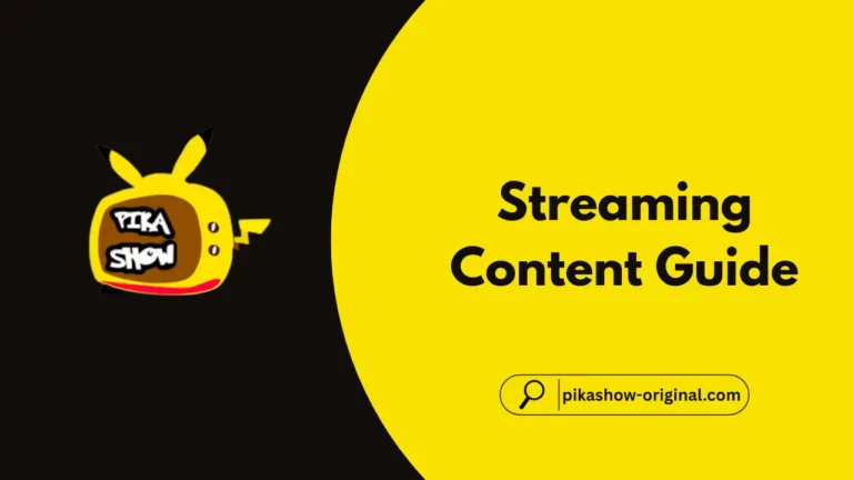 Streaming Content Guide